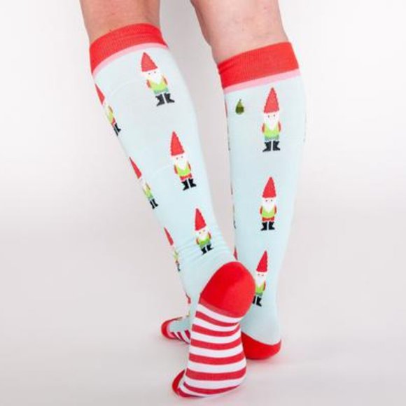 Garden Gnomes Compression Socks - Picture 2 of 3